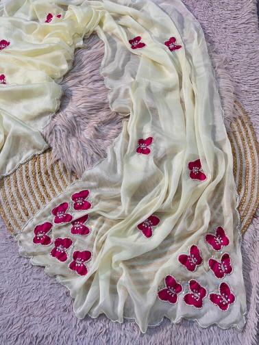Vinayak handwork x butterfly price surat saree wholesale market